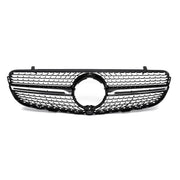 OHI-X253-GR1 MERCEDES GLC 253 (2015-2019) DIAMOND CHORME SHOWGRILL – OEM Fit Mercedes Front Show Grille